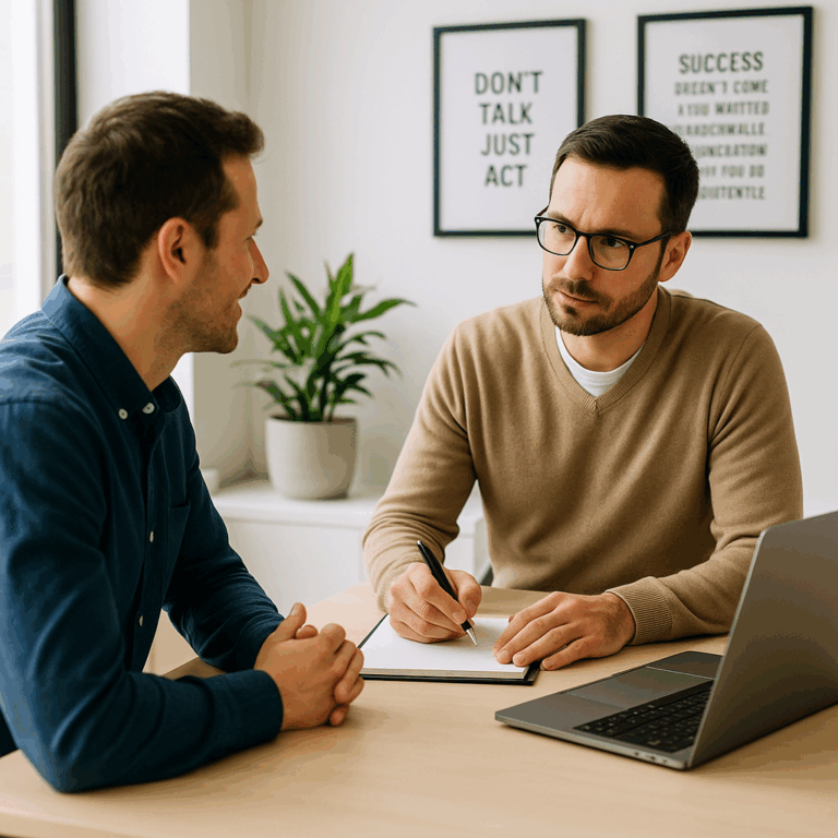 conversazione trasformativa con un life coach