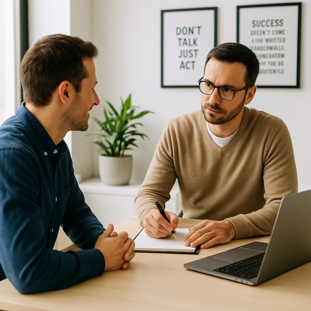 conversazione trasformativa con un life coach