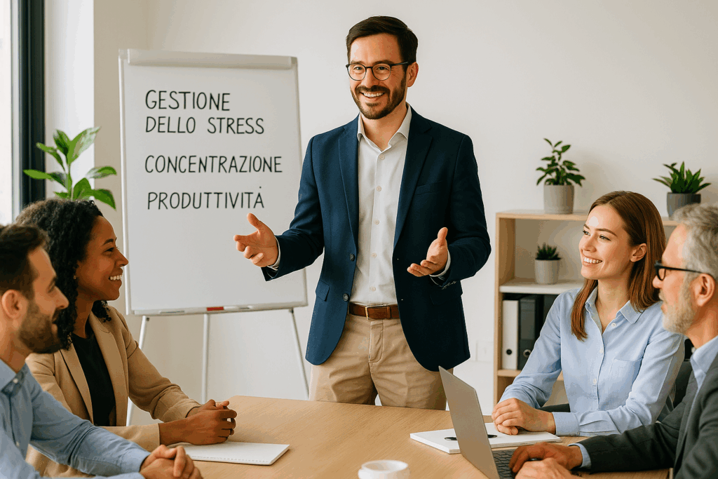mental coaching aziendale per migliorare la produttività e ridurre lo stress